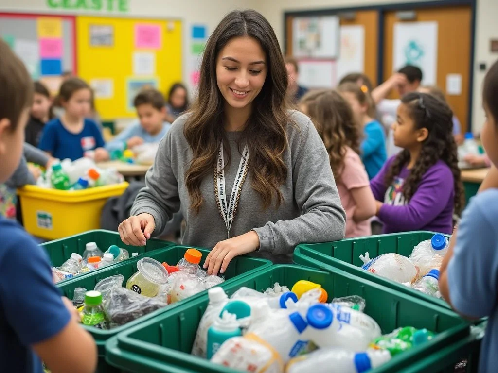 Sorting plastic locally